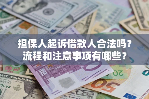 济南担保人起诉借款人合法吗？流程和注意事项有哪些？