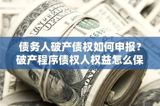 济南债务人破产债权如何申报？破产程序债权人权益怎么保障？
