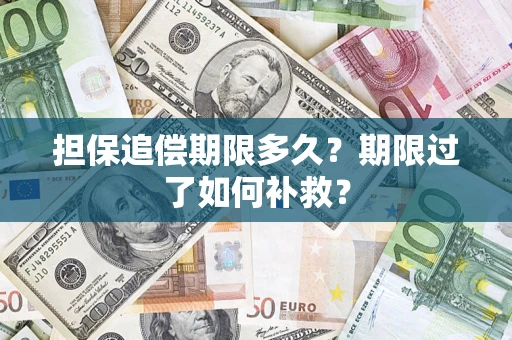 济南担保追偿期限多久？期限过了如何补救？