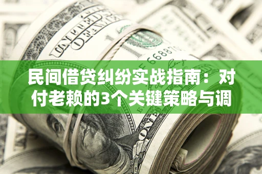 济南民间借贷纠纷实战指南：对付老赖的3个关键策略与调解盲区解析