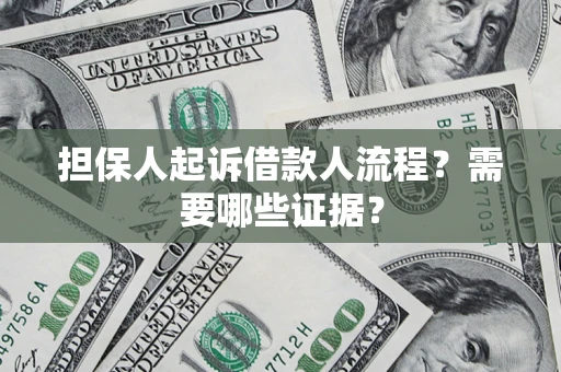 济南担保人起诉借款人流程？需要哪些证据？