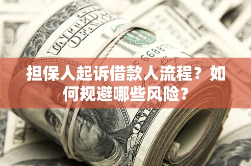 济南担保人起诉借款人流程？如何规避哪些风险？