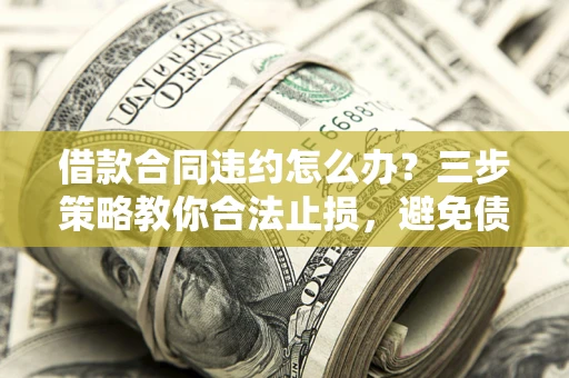 济南借款合同违约怎么办？三步策略教你合法止损，避免债务危机升级